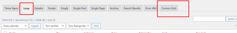 Theme Builder View