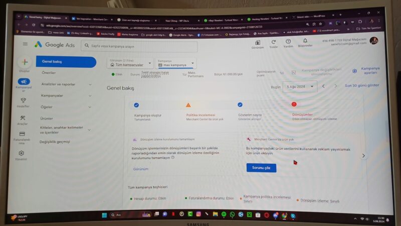 Max (Maxsimum) kampanyamın benden istediği merchant centere e ürün yükle, Hikaye bu öneri ile başlıyor.