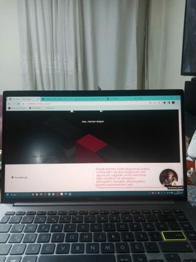 profil resmim ve harekete geçirici mesaj