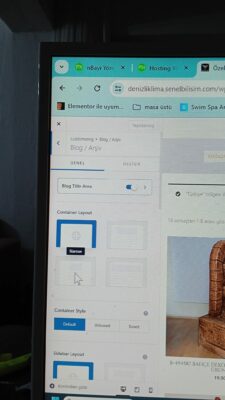 konteyner ayarları hakkında