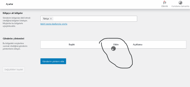 gönderim yötemleri